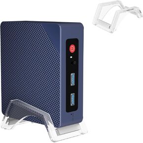 Mini PC Desk Stand for Beelink S12 Pro Mini PC, Acrylic Vertical Desktop Holder Compatible with Beelink Mini S12 Pro N100, Mini S12 N95, Mini S N5095 Mini PC (Clear)