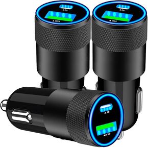 【Apple MFi Certified】iPhone 16 Fast Car Charger, Braveridge 75W USB-C PD&QC3.0 Car Power Cigarette Lighter USB Charger Adapter with 6FT Type-C Cable for iPhone 16 Pro/16 Pro Max/15/15 Pro/Galaxy/Pixel