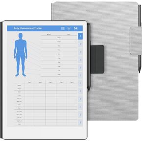 OLAIKE Magnetic Case for 11.8" Remarkable Paper Pro Color Paper Tablet (2024 Release), Slim Smart Mosaic Weave Book Folio with Pen Clasp, Bundle with Premium Membership (Basalt)