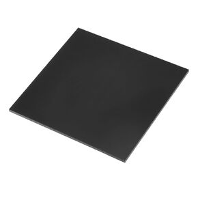2pcs 6 x 6 Inch UHMW Polyethylene Sheets, 1/8 Inch Thick Ultra High Molecular Weight Black Plastic Sheet [for Home, Industrial]