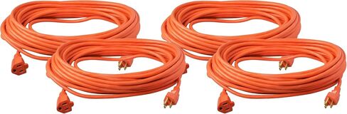 Southwire Light Duty Extension Cord, 50Ft, 16 Gauge, 3 Conductor, Outdoor Extension Cord, SJTW, Orange, 2308SW8803 in Saudi Arabia