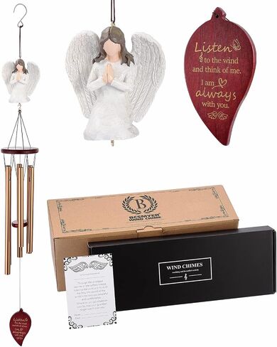 Angel Pet Memorial Wind Chime for Dogs,35" Dog Memorial Wind Chime as Dog Loss Sympathy Gift,Loss of Dog Sympathy Gift,Dog Passing Away Gifts,Loss of pet Sympathy Gift Dog Bereavement Gifts in Saudi Arabia