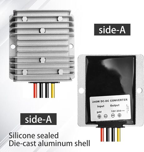 24v to 12v Converter Step Down Converter DC/DC 20A 240W Waterproof Reducer Transformer Module for Cart Scooters in Saudi Arabia