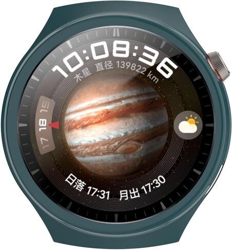 Case Intended for Huawei Watch 4 Pro Screen Protector with Tempered Glass TenCloud Bumper Protective Case Face Cover Accessories Compatible with Huawei Watch 4 Pro (Clear) in Saudi Arabia