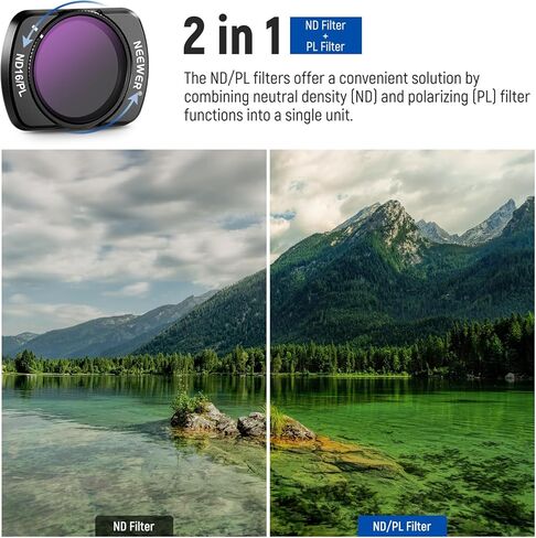 مرشح CPL المغناطيسي من NEEWER متوافق مع ملحقات DJI Osmo Pocket 3 Creator Combo، طقم مرشح مستقطب دائري متعدد الطبقات مع واقيين للشاشة، وملحقات كاميرا الحركة in Kuwait