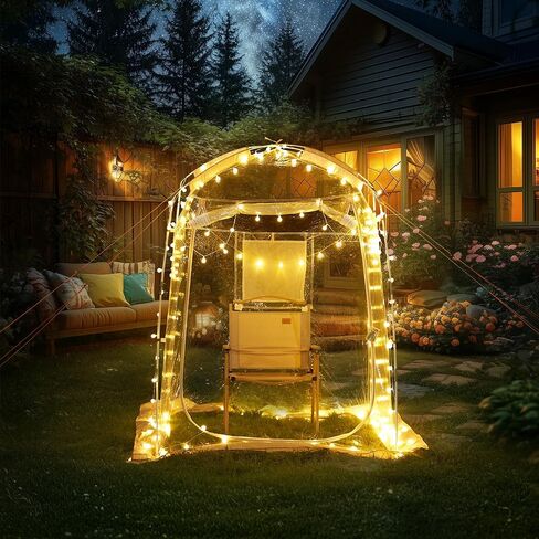 VEVOR Upgraded Pop up Bubble Tent for 8-10 People - Need Simple Assembly - 12x12ft Outdoor Clear Bubble Tent Dome, Weatherproof Clear Tent Shelter for Soccer, Football, Softball, Events, and Parades in Saudi Arabia