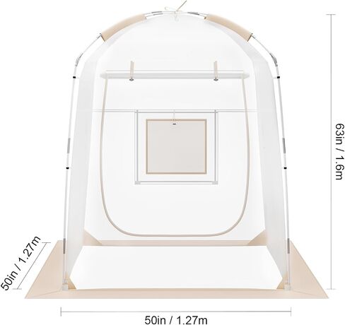 VEVOR Upgraded Pop up Bubble Tent for 8-10 People - Need Simple Assembly - 12x12ft Outdoor Clear Bubble Tent Dome, Weatherproof Clear Tent Shelter for Soccer, Football, Softball, Events, and Parades in Saudi Arabia