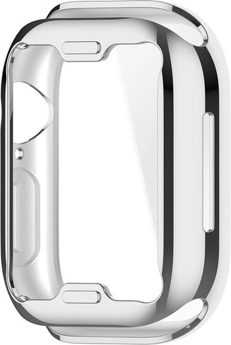 Compatible with Apple Watch Series 10 Screen Protector, Ultra-Thin Soft TPU Scratch Resistant Case Replacement Full Protective Bumper Cover Accessories for Apple Watch Series 10 (Gold, 42mm) in Saudi Arabia