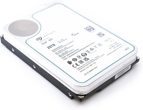 محرك الأقراص الصلبة الداخلي Seagate Exos X22 سعة 20 تيرابايت - محرك الأقراص الصلبة الداخلي SATA 6 جيجابت/ثانية مقاس 3.5 بوصة، و7200 دورة في الدقيقة، و2.5 ميجا MTBF، و512e و4Kn FastFormat، وزمن انتقال منخفض مع تخزين مؤقت محسّن (ST20000NM004E) (متجدد) in Saudi Arabia
