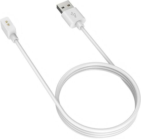 شاحن ساعة ذكية أبيض متوافق مع Xiaomi Band 8 Pro/Active/Mi Watch 4/3 Active، كابل شحن USB مغناطيسي بطول 3.3 قدم، ملحقات حامل كابل شحن بديلة تناسب Xiaomi Band 8 in Saudi Arabia