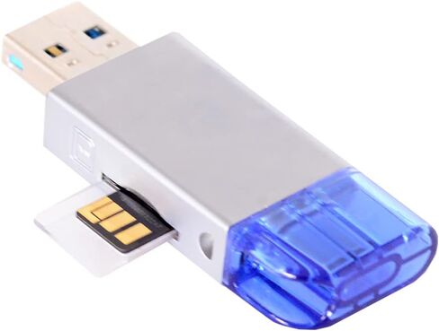 Cablecc 5Gbps USB 3.0 to Memory Card NM Nano & SD Card Reader Writer for Mate Seial Phone & Camera & Laptop in Saudi Arabia