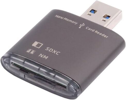 Cablecc 5Gbps USB 3.0 to Memory Card NM Nano & SD Card Reader Writer for Mate Seial Phone & Camera & Laptop in Saudi Arabia