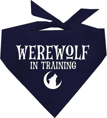 Werewolf in Training Costume Halloween Dog Bandana (Black, OS 287) in Saudi Arabia