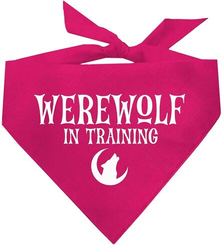 Werewolf in Training Costume Halloween Dog Bandana (Black, OS 287) in Saudi Arabia