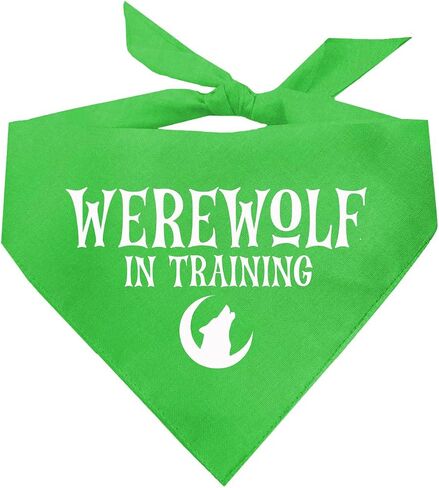 Werewolf in Training Costume Halloween Dog Bandana (Black, OS 287) in Saudi Arabia