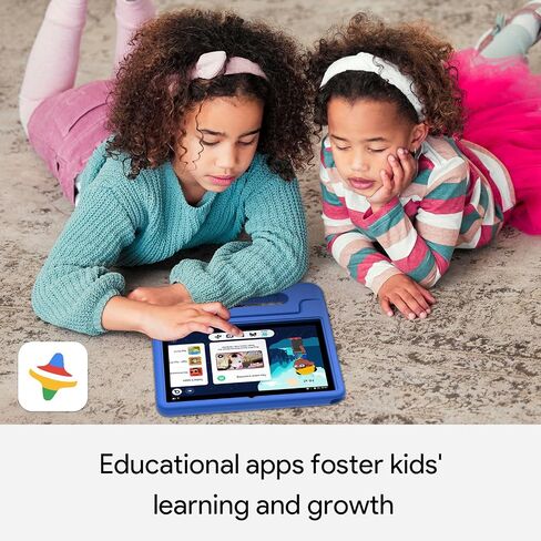 2024 Upgraded Kids Tablet, 10.1 Inch Android 14 Tablet for Kids with Case Included, Octa-Core CPU, 4GB RAM 64GB ROM(1TB Expand), Pre-Installed Educational Apps, Parental Controls in Saudi Arabia
