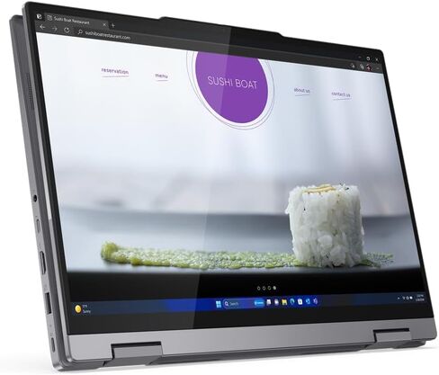 Lenovo ThinkBook 14 2-in-1 Gen 4 AI Ready, Intel Ultra 7 155U, 14.0" FHD (1920 x 1200) IPS, Touchscreen, 1TB SSD, 16 GB DDR5 RAM, Thunderbolt 4,1080P Camera, Slim Pen, Win 11 Pro - Luna Grey in Saudi Arabia