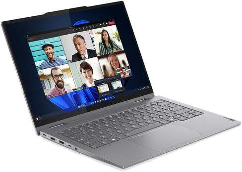 Lenovo ThinkBook 14 2-in-1 Gen 4 AI Ready, Intel Ultra 7 155U, 14.0" FHD (1920 x 1200) IPS, Touchscreen, 1TB SSD, 16 GB DDR5 RAM, Thunderbolt 4,1080P Camera, Slim Pen, Win 11 Pro - Luna Grey in Saudi Arabia