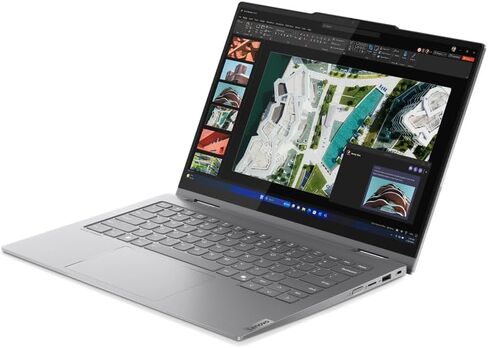 Lenovo ThinkBook 14 2-in-1 Gen 4 AI Ready, Intel Ultra 7 155U, 14.0" FHD (1920 x 1200) IPS, Touchscreen, 1TB SSD, 16 GB DDR5 RAM, Thunderbolt 4,1080P Camera, Slim Pen, Win 11 Pro - Luna Grey in Saudi Arabia