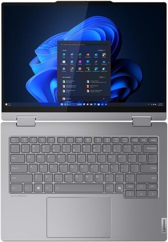 Lenovo ThinkBook 14 2-in-1 Gen 4 AI Ready, Intel Ultra 7 155U, 14.0" FHD (1920 x 1200) IPS, Touchscreen, 1TB SSD, 16 GB DDR5 RAM, Thunderbolt 4,1080P Camera, Slim Pen, Win 11 Pro - Luna Grey in Saudi Arabia