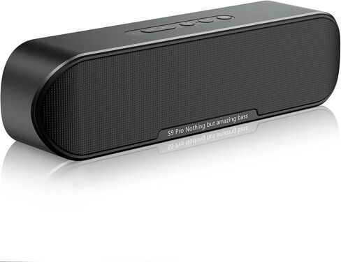 S9 PRO Bluetooth Speaker, 60W Stereo Sound, Punchy Bass, 22H Playtime, IPX6 Waterproof, DSP Technology, Bluetooth 5.3, TWS and AUX Pairing, for Home/Party/Outdoor/Travel/Gift (Black) in Saudi Arabia