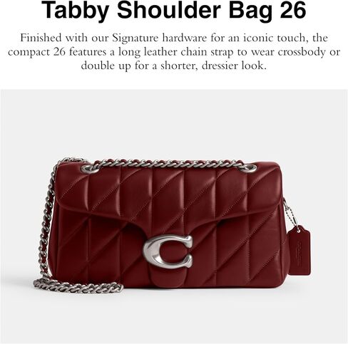 COACH Tabby Shoulder Bag 26, B4/Dark Neutral in Saudi Arabia