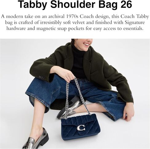 COACH Tabby Shoulder Bag 26, B4/Dark Neutral in Saudi Arabia