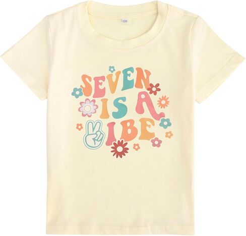 قميص بناتي لأعياد الميلاد للأطفال البنات ثلاثة/أربعة/خمسة/ستة هو تي شيرت جرافيك فيبي للحفلات للأطفال 3rd 4th 5th 6th in Kuwait