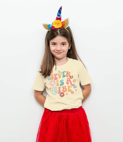 قميص بناتي لأعياد الميلاد للأطفال البنات ثلاثة/أربعة/خمسة/ستة هو تي شيرت جرافيك فيبي للحفلات للأطفال 3rd 4th 5th 6th in Kuwait