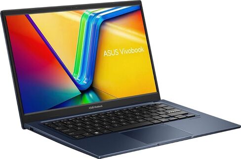ASUS VivoBook 14 Business Laptop | 14" FHD Anti-Glare | Intel Hexa-core i3-1215U (>i7-1165G7) | 16GB DDR4 512GB SSD | USB-C Privacy Webcam SonicMaster Win11Pro Blue + HDMI Cable in Saudi Arabia