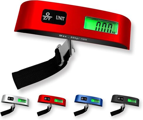 Luggage Scale, 110lb Luggage Weight Scale with 4 Unit Switching Functions&LED Display, Luggage Scale Travel Digital for Weighing Luggage, Backpacks, Packages and Markets in Saudi Arabia