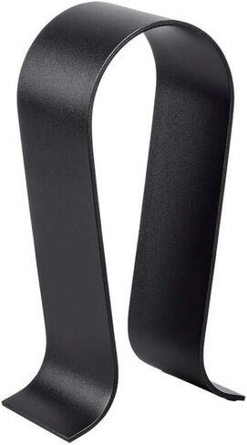 Monoprice Headphone Stand - Black, Full Aluminum Construction, Solid and Stable, Fits Most Headphones in Saudi Arabia