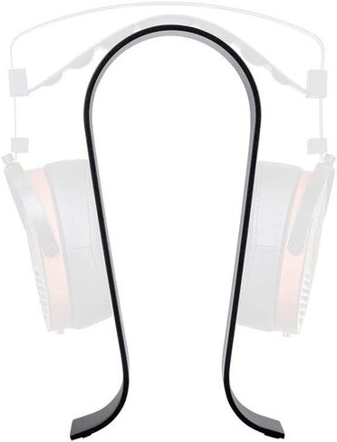 Monoprice Headphone Stand - Black, Full Aluminum Construction, Solid and Stable, Fits Most Headphones in Saudi Arabia