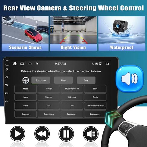 UNITOPSCI 4G+64G 8Core Android 13 ستيريو سيارة لنيسان Teana Altima 2008-2012 لاسلكي Apple CarPlay Android Auto 9 بوصة شاشة لمس بلوتوث 5.0 GPS Navi DSP Mirror Link WiFi FM/RDS SWC + ميكروفون الكاميرا in Saudi Arabia
