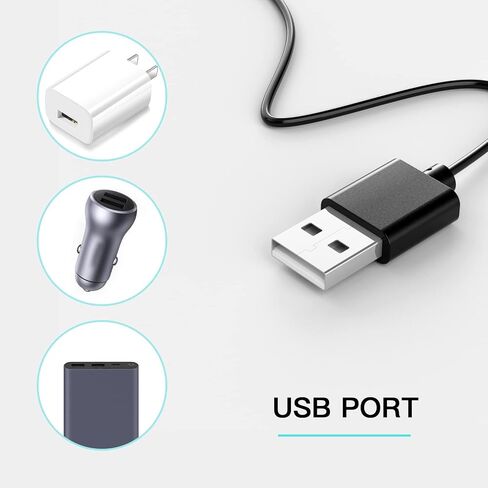 شاحن ساعة ذكية ANDFZ مغناطيسي، كابل شحن USB لـ T42 أسود وردي فضي T33 أسود in Saudi Arabia