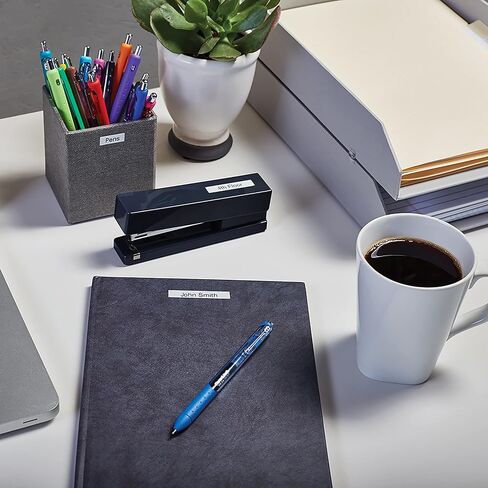 ملصقات DYMO الأصلية D1 | طباعة سوداء على شريط أبيض | 9 مم × 7 م | ملصقات ذاتية اللصق لصانعي ملصقات LabelManager | صنع في أوروبا in Kuwait