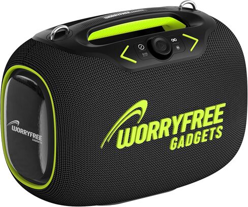 Portable Bluetooth Speaker with 2 Microphones & Tripod, 120W Output, Upto10H Playtime, On-The-Go Party Box Karaoke with Built-in RGB Lights Strong Vibration IPX6 Splashproof (Black) in Saudi Arabia