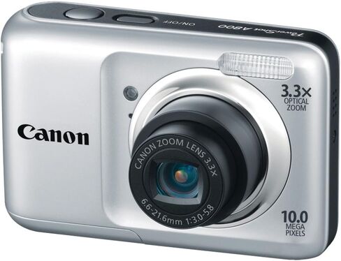 Canon Powershot A800 10 MP Digital Camera with 3.3x Optical Zoom (Silver) (Renewed) in Saudi Arabia