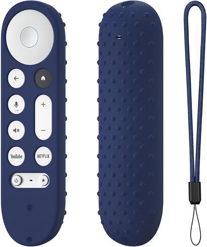 Silicone Cover Case for Google TV Streamer 4K Google TV (4K) Voice Remote 2024 Remote Cover Anti-Slipping Silicone Case (Glow Green) in Saudi Arabia