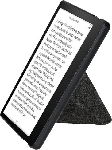 حافظة kwmobile Origami متوافقة مع Amazon Kindle Oasis 10. Generation - غطاء اللباد - رمادي داكن in Saudi Arabia