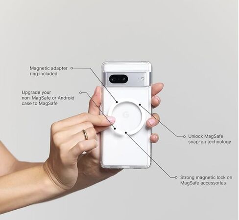 مقبض هاتف دائري من PopSockets متوافق مع MagSafe، يتضمن حلقة محول، حامل هاتف، متوافق مع الشحن اللاسلكي - Witches Brew Purple in Kuwait