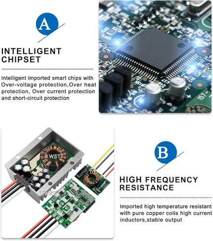 9V-36V to 12V Stabilizer Boost Buck Converter 20A 240W Waterproof Auto Step Up Down Voltage Regulator 12V Volt Transformer Module (XW-0936-12-20A-T) in Saudi Arabia
