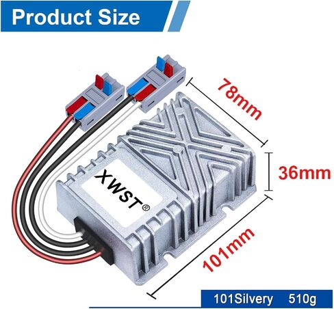 9V-36V to 12V Stabilizer Boost Buck Converter 20A 240W Waterproof Auto Step Up Down Voltage Regulator 12V Volt Transformer Module (XW-0936-12-20A-T) in Saudi Arabia