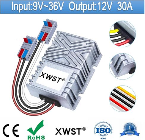 9V-36V to 12V Stabilizer Boost Buck Converter 20A 240W Waterproof Auto Step Up Down Voltage Regulator 12V Volt Transformer Module (XW-0936-12-20A-T) in Saudi Arabia