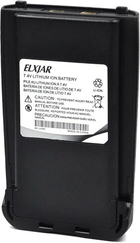 (2-Pack) بطارية ليثيوم أيون 7.4 فولت 2600 مللي أمبير في الساعة BLO-008 لراديو Wouxun KG-UV8D KGUV8D ثنائي الاتجاه in Kuwait