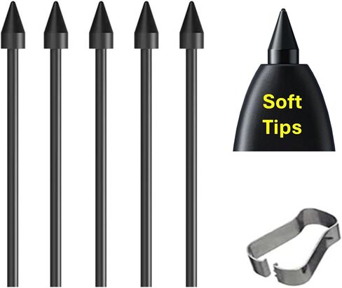 (5*Metal Tips) Tab S6 Lite/S7/S8/S9/S10 Pen Tips,Nibs Replacement for Samsung Galaxy Tab S6 Lite/S7/S8/S9/S10 Pen Tablet All Verison Stylus S Pen Replacement Tips/Nibs+Tweezers (5*Metal Tips) in Saudi Arabia