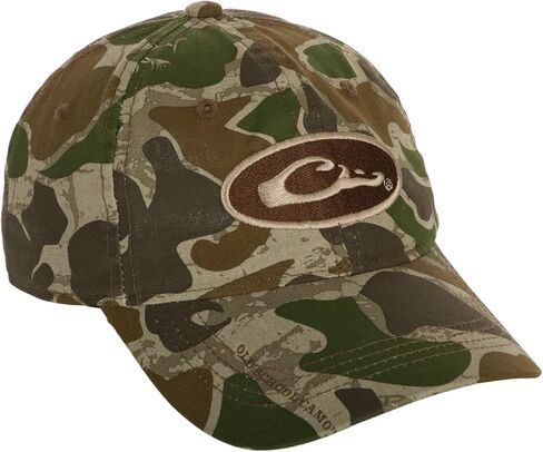 Drake Waterfowl Cotton Camo Cap - All-Weather Hunting Lightweight 6-Panel Construction Cap, One Size Fits Most in Saudi Arabia