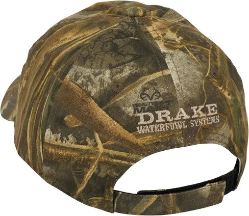 Drake Waterfowl Cotton Camo Cap - All-Weather Hunting Lightweight 6-Panel Construction Cap, One Size Fits Most in Saudi Arabia