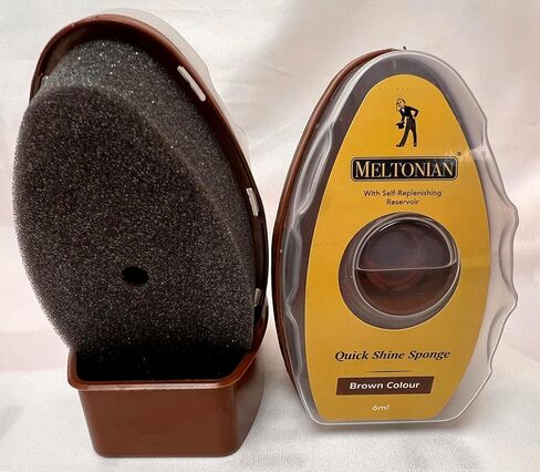 Shoe Shine Sponge with Self Replenishing Reservoir - Quick and Instant Shoe Shine for Boots and Shoes - Premium Shoe Shiner for a Lasting Boot Shine and Gloss in Saudi Arabia