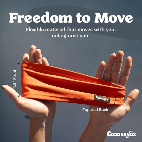 Sweatband for Men and Women - Unisex Headband That Wicks Moisture and Eliminates Excess Sweat - Running, Sports, Football, Triathlons, Construction, Yoga, Gym in Kuwait